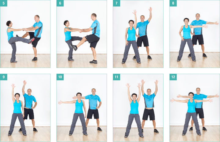 Aerobic dance steps with pictures sale